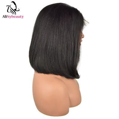 Wholesale Brazilian #1b Color Natural Straight Bob Wig