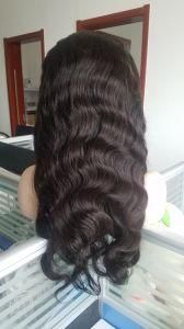 Wholesale Peruvian/Brazilian Human Hair Wigs of Full Lace and Lace Front Wig with Body Wave
