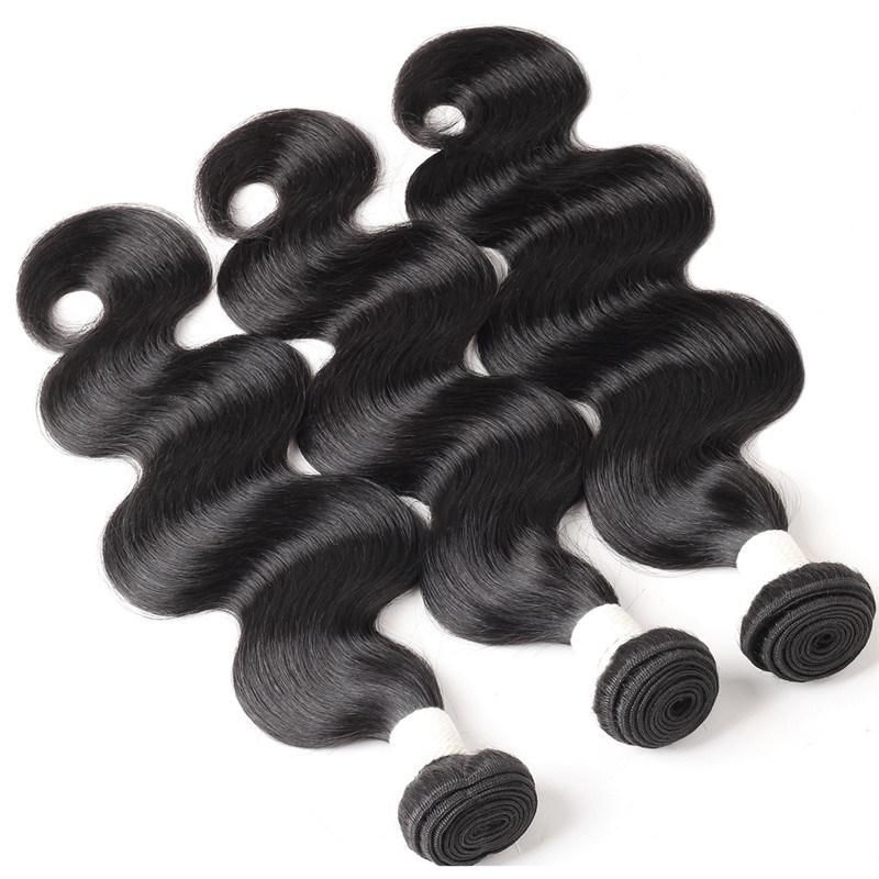 Wholesale Non Remy Body Wavy Human Hair Bundles Virgin Hair Weft