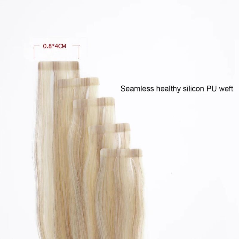 Remy Human Extensions 2.5g/Stand 20PCS/Pack Tape Skin Weft Hair