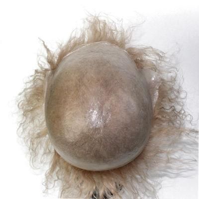Men&prime;s Full Skin Base - Invisible Finish - Best High Quality Wigs Available for Men&prime;s Hair Loss Solution