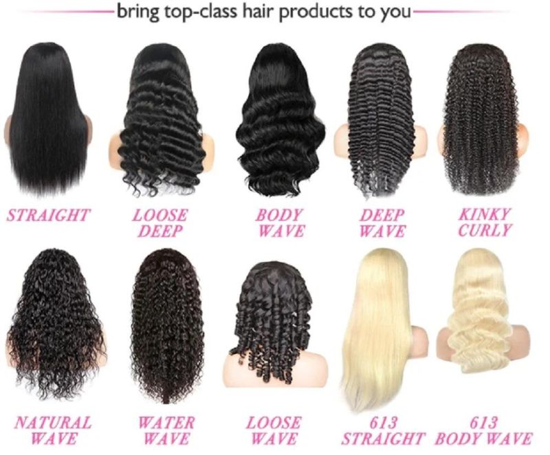 Brazilian Virgin Human Hair Natural Wave 13X4 Body Wave Lace Frontal Wigs for Black Women 150% Density 20"