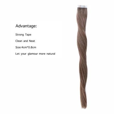 Hair for Women Straight PU Skin Weft Hand Tied Tape in Adhesives Remy Human Hair Extensions 16&quot; 20&quot; 24&quot; 20PCS/40PCS Fast Shipping