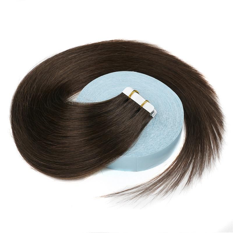 Brazilian Straight Double Drawn Human Tape in Hair Extensions