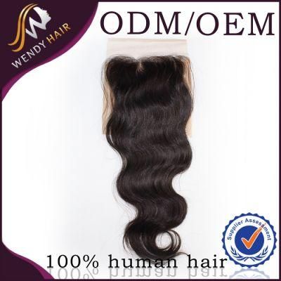 Natural Color Peruvian Human Hair Lace Closure