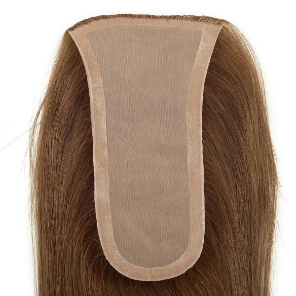 Brush Back Virgin Remy Hair Stock Silk Top Wig Topper for Women New Times Hair