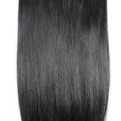 160g 18&quot; Machine Made Remy Hair 8PCS Set Clips in 100% Human Hair Extensions Full Head Set Straight Natural Hair