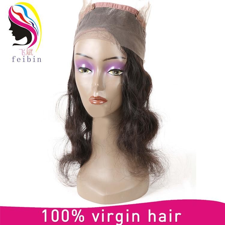 Virgin Cuticle Aligned Brazilian Human 360 Body Wave Hair Closure