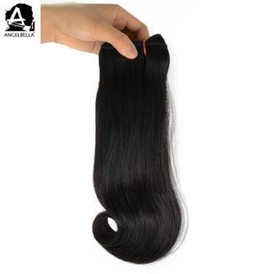 Angelbella Superior Quality Curve Straight Hair Extension 100% Brazilian Remy Human Hair Bundles