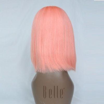 Belle Middle Parting Human Hair Beauty Bob Lace Front Wig
