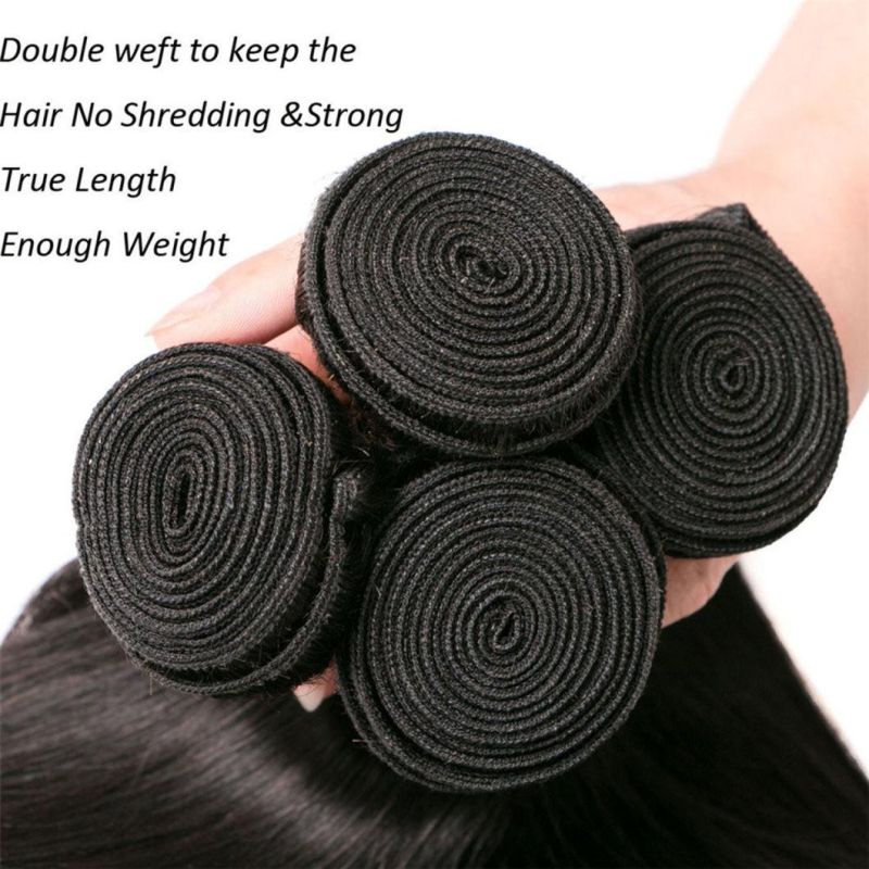 Loose Wave Brazilian Hair Bundles 28 Inch Long Bundle Unprocessed Real 100% Virgin Human Hair Weave Extension Natural Black Color