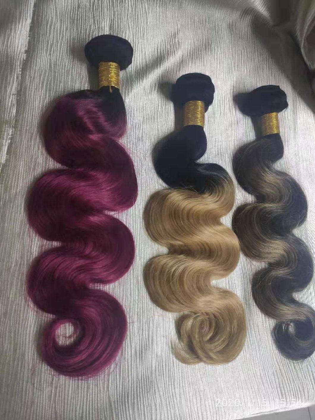 Ombre Colors 4/27/30# Funmi Brazilian Human Hair Bundles