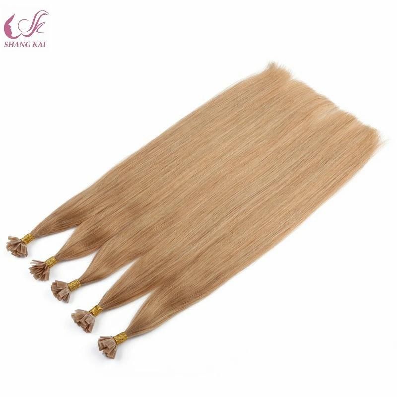 Good Quality Remy Human Hair Flat Tip Keratin Hair Extensions