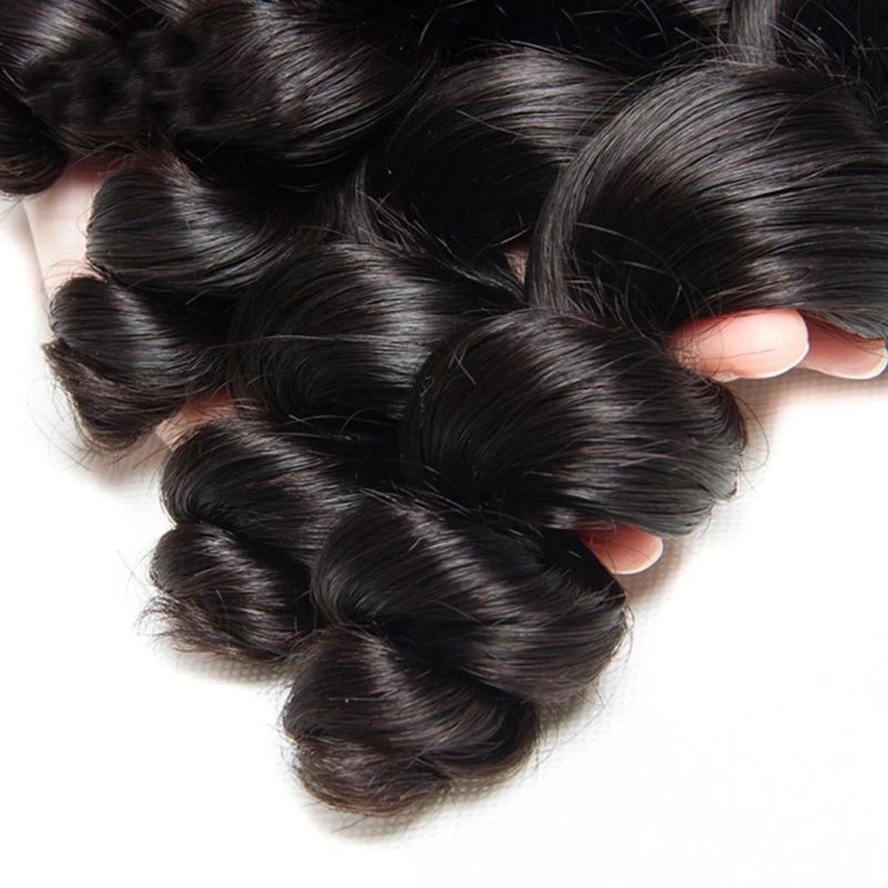 Brazilian Loose Wave Bundles Bundle Bundles 100% Remy Human Hair Extensions Human Hair Weave Bundles