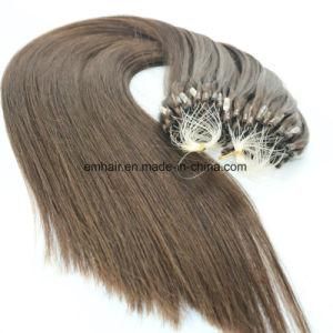 Hot Selling Double Drawn Color #2 Brazilian Remy Hair Micro Ring Hair Extension