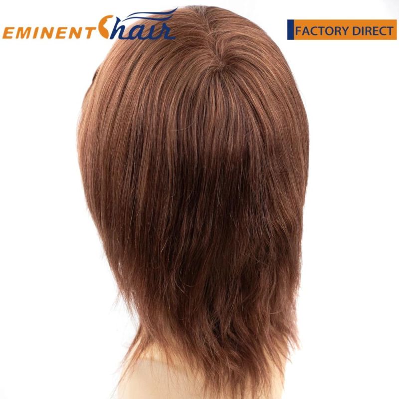 Custom Made Natural Hairline Skin Women′s Wig