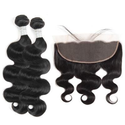 Mink Raw Virgin Hair 613 Human Hair Bundles with Frontal