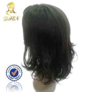 Handmade Full Lace Wig Silk Top Handtied Fashion Style Body Wave 18 Inches for Women 100 Human Hair Can Be Customized