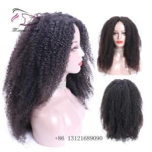 360 Lace Front Wigs for Black Women Afro Kinky Curly Human Hair Wigs Natural Color