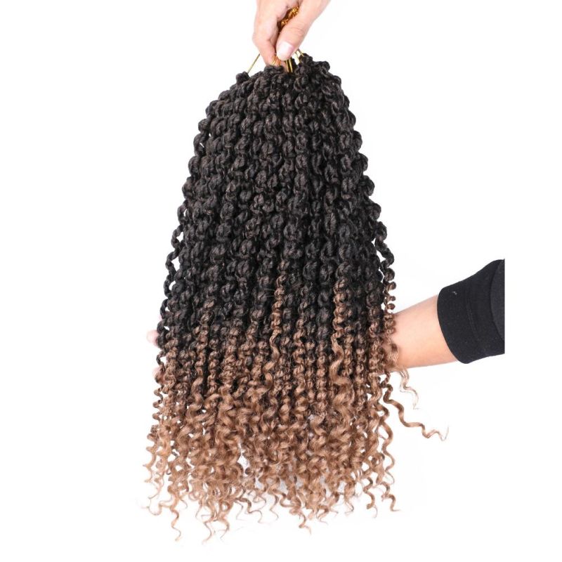 14inch Pre-Twisted Crochet Spring Twist Braids Hair with Curly Ends Synthetic Hair Extension