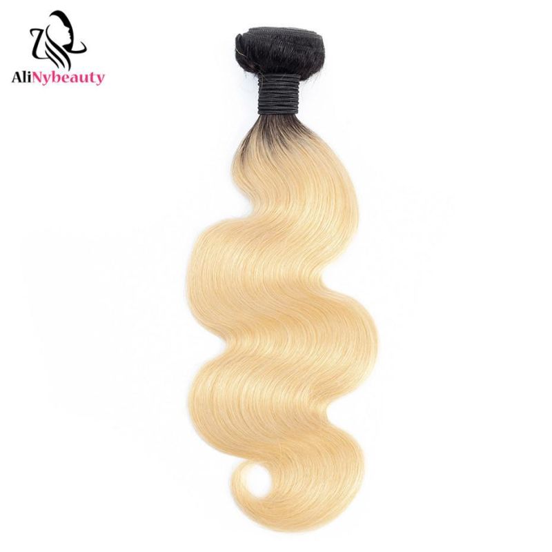 Alinybeauty Wholesale T1b/613 Virgin Human Hair Weave