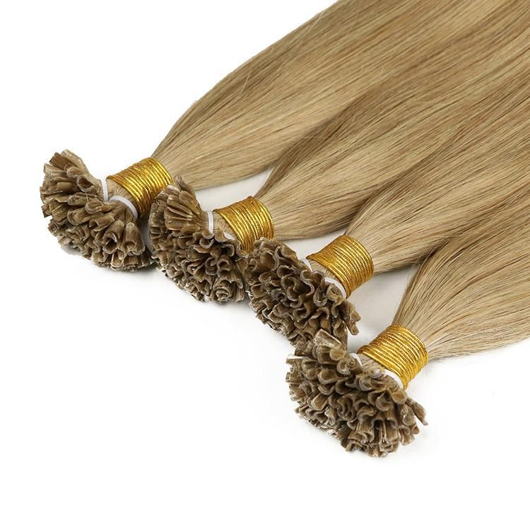 Double Drawn 12A Virgin Unprocessed Hair U Tip Hair Extension #12