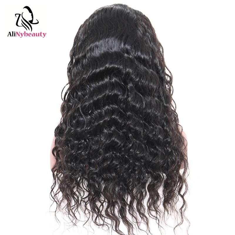 Alinybeauty Brazilian Human Hair Loose Wave Wig Full Lace Wig