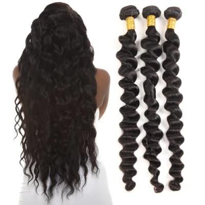 Kbeth Loose Deep Wave 100% Remy Human Hair Brazilian Hair Weave Bundles with Closure Peruvian Hair Bundles
