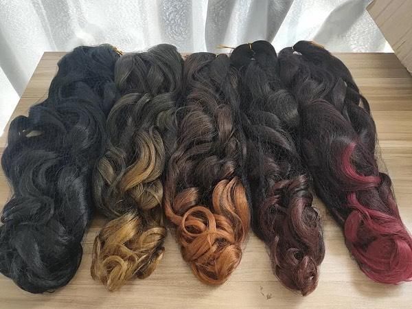 Synthetic Hair Extension Ponytails Braids Hair