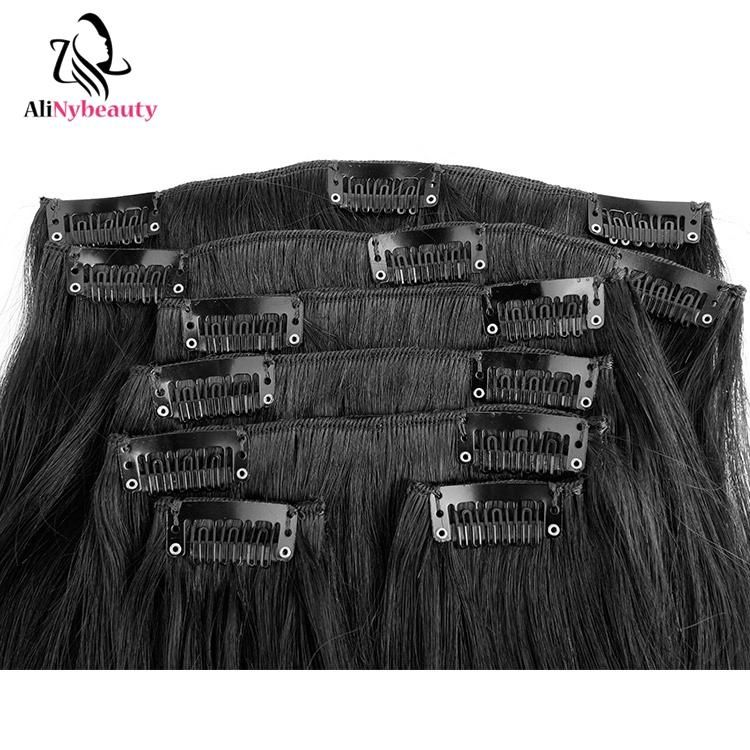 Straight Clip in Hair 100% Human Remy Hair up to 32′′
