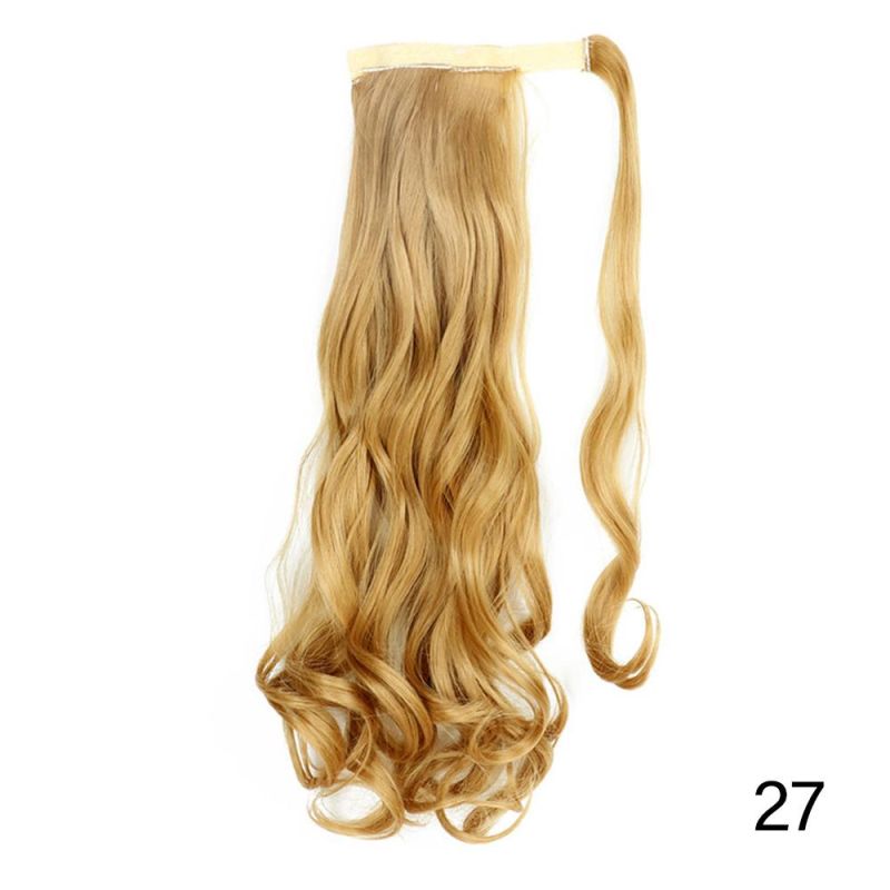 Long Straight Ponytail Hair Synthetic Extensions