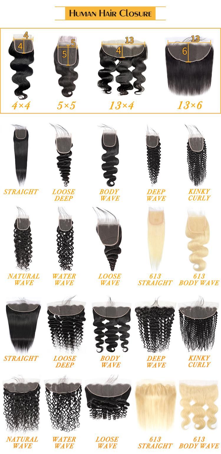 Kbeth Wholesale Deep Wave Frontal Wig Cheap Virgin Malaysian 100% Human Hair High Quality 10 to 40 Inch Deep Wave Wig