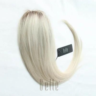 Mono Topper with 100% Virgin Human Hair Extension