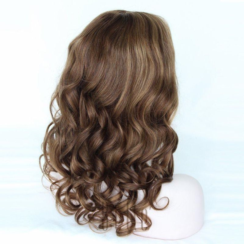 Middle Parting Luxury Lace Front Wig Use 100% Human Hair