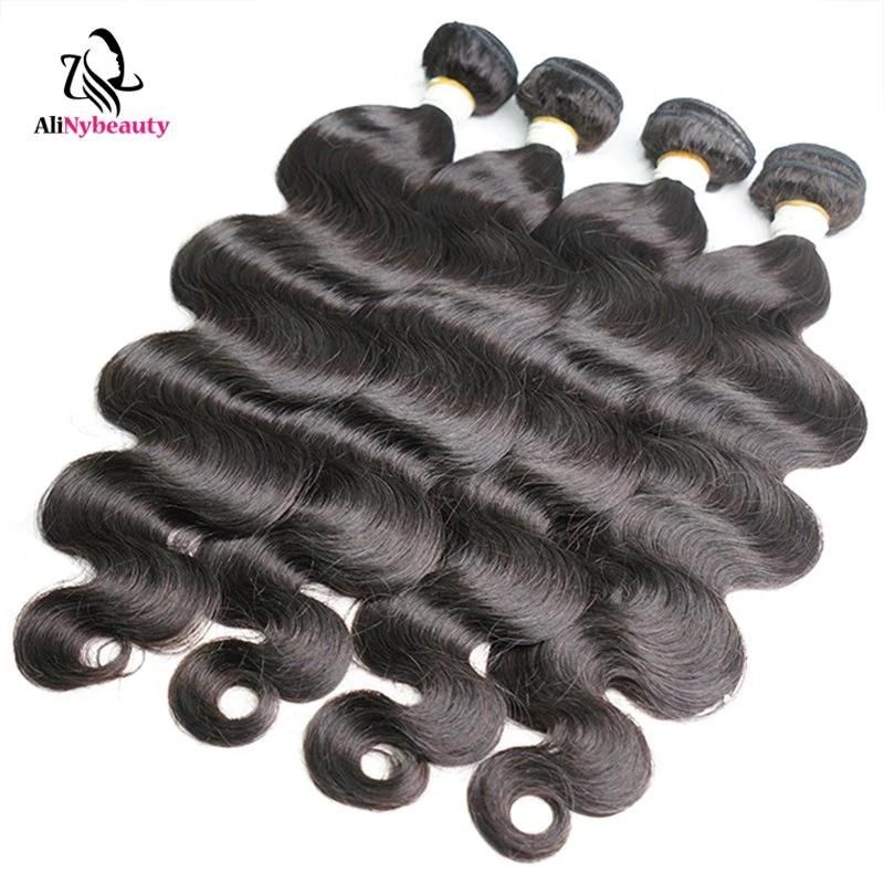 Alinybeauty Wholesale Price Virgin Indian Hair Raw Indian Hair Vendor Cuticle Aligned Hair Virgin Human Body Wave Hair Bundles Vendors