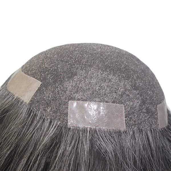 Full Hand Made Custom Made Human Hair Men′s Hairpieces