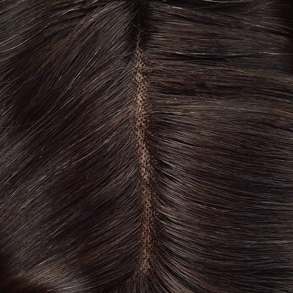 Fine Mono Base with Clear PU Perimeter Brazilian Hair