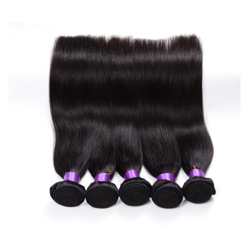 Virgin Indian Hair Weave Straight 5A Mixed Length Unprocessed Remy Hair Cheap Human Hair Weave