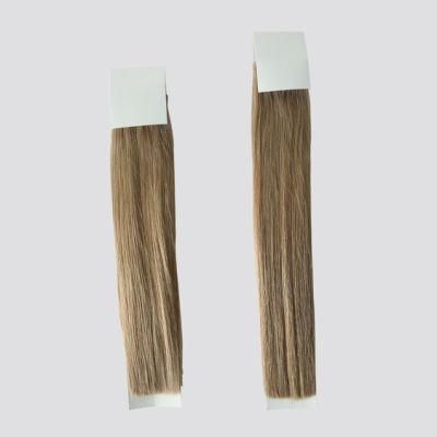 Wholesale Double Drawn Invisible Tape Hair Extension Human Hair, Remy Tape in Human Hair Extensions