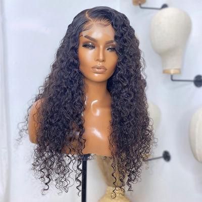 Brazilian Indian Raw Hair Affordable Wigs Cuticle Aligned Pre Plucked 13X6 HD Lace Front Wig Human Hair Water Wave Wigs