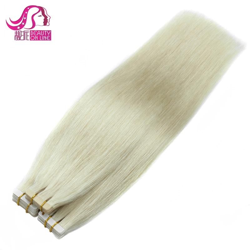 Brazilian Tape Skin Weft Human Hair Extensions Adhesive Tape in Human Hair Extension