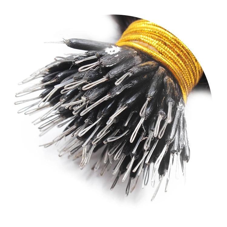 4A 4c Afro Curly Human Hair Micro Loop Human Hair Extension