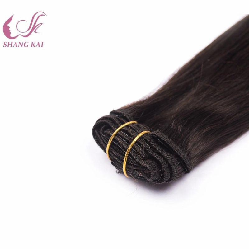 Elegant Human Hair Clip in Hair Extensions for Black Women Clip Human Hair