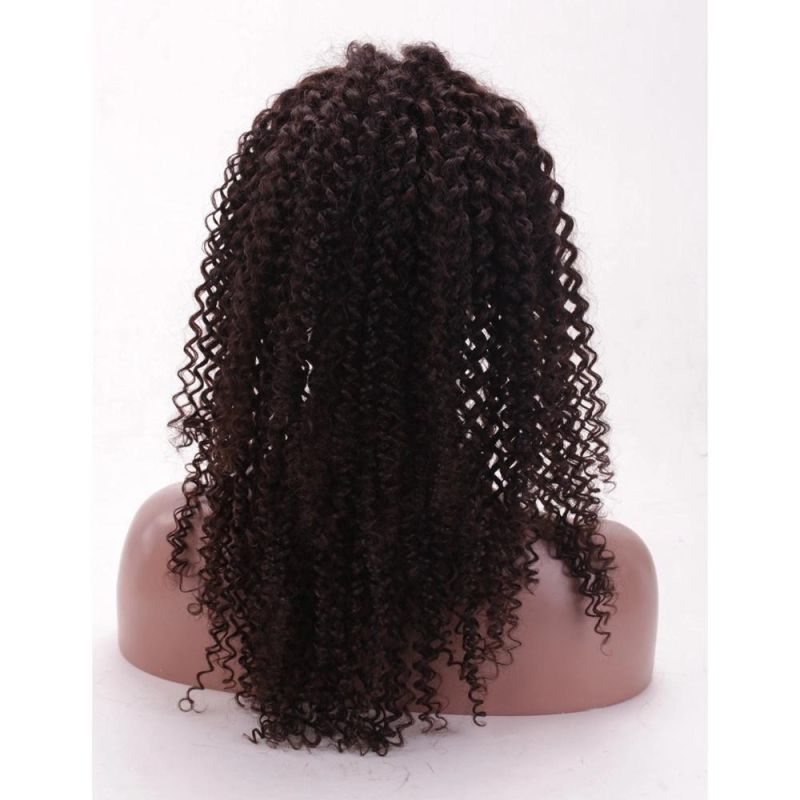 Kinky Curl Remy Human Hair Lace Wig for Black Women
