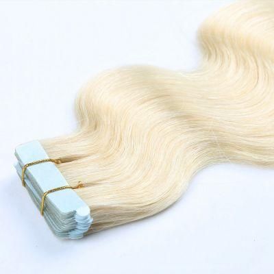 European PU Hair Human Hair Extension Tape Hair