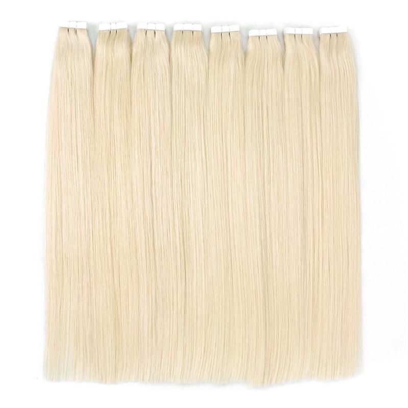 Wholesale 10A Russian Tape in Hair Extensions Virgin Human Tape Hair