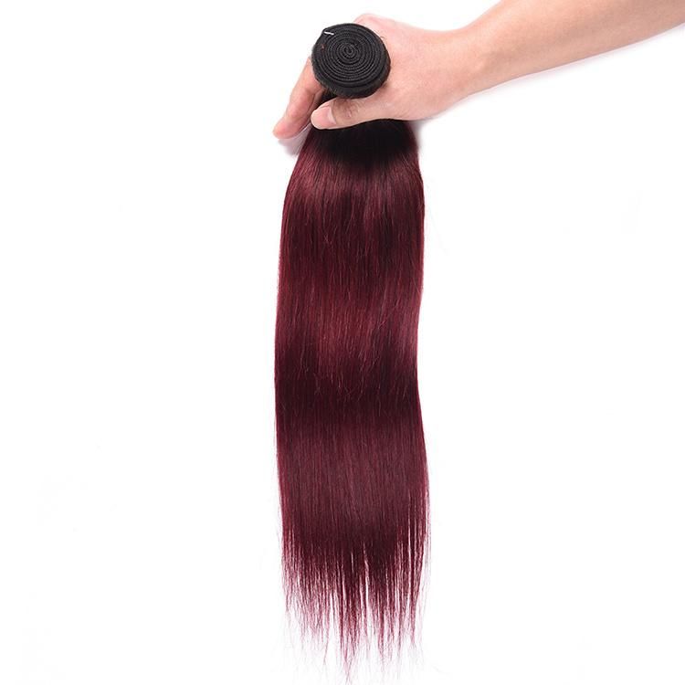 Silky Straight 100% Brazilian Hair Bundles Wholesale Hair Extensions #T1b/99j