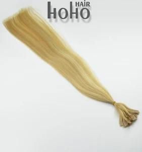 Wholesale Blonde Color Human Hair Flat Tip Extension 1g/Strand Pre-Bonded Hair