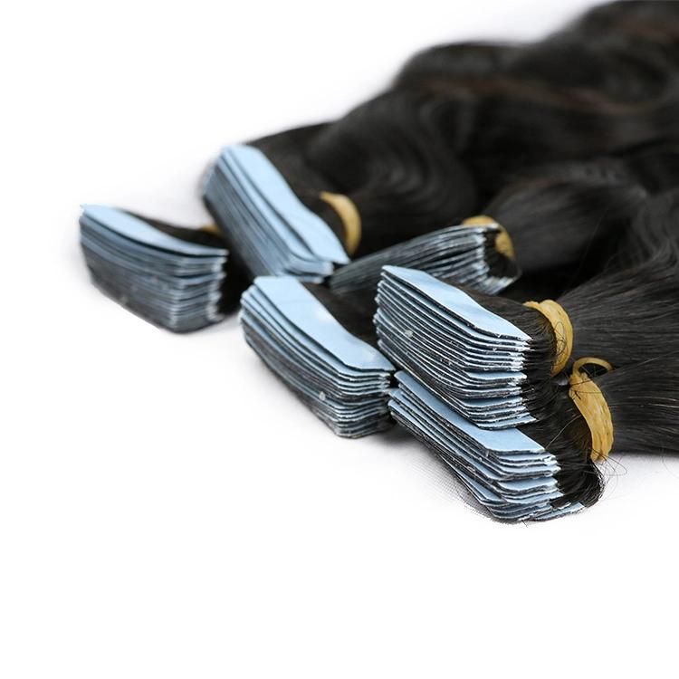 Wholesale Raw Remy Virgin Body Wave Tape in Hair Extensions