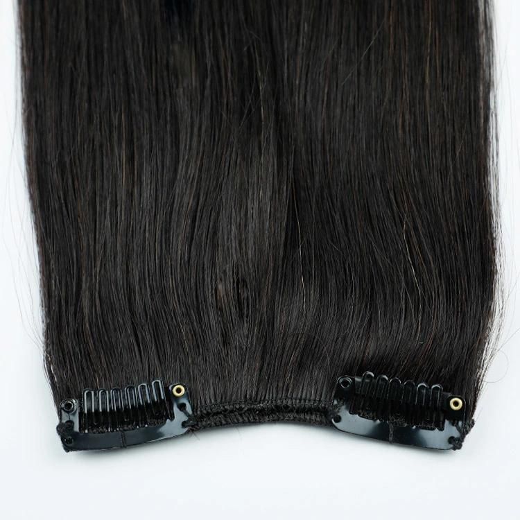 Qingdao Factory Unprocessed Invisible Remy Clip in Hair Extensions, Wholesale Full Head 100% Remy Human Hair.